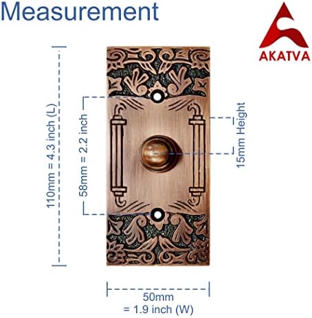 Бутон крилото на разговора Akatva с набор от Т-образни линии – 2 бр. Панти за порти за дървени огради за Повишена здравина