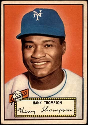 1952 Topps # 3 Ханк Томпсън Ню Йорк Джайентс (Бейзболна картичка) VG Джайънтс