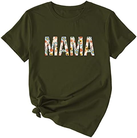 TSMNZMU/ Женска Тениска с Изображение на Майка с Кръгло деколте за майките на момчета, Забавна Тениска, Подаръци за Мама и Момче, Ризи с Къс Ръкав, Потници за Лятото