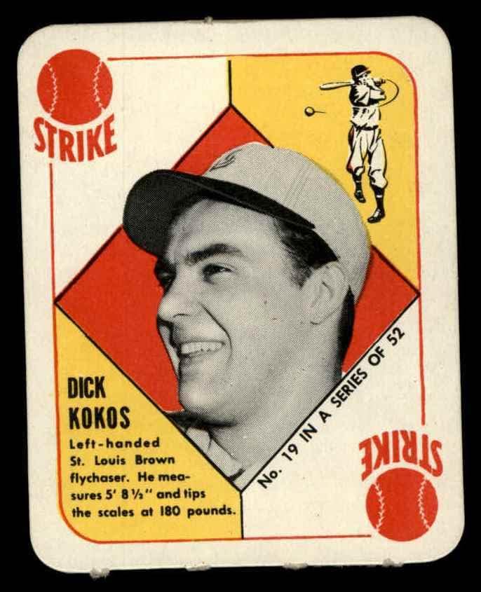 1951 Topps 19 Дик Кокос Сейнт Луис Кафяви (Бейзболна картичка) EX/MT Browns