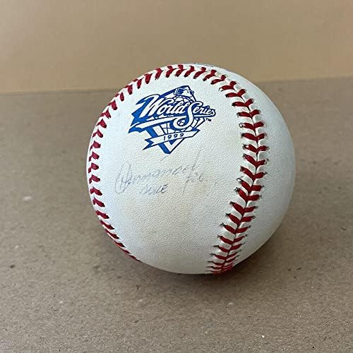 Орландо Ернандес с Автограф от 1999 WS Baseball Auto с Голограммой B & E - Бейзболни топки с автографи