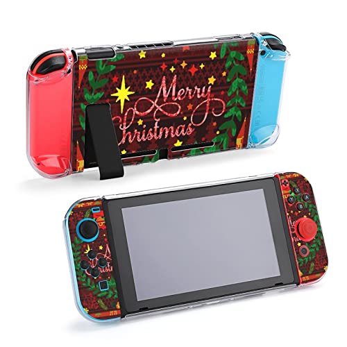 Защитен калъф NONOCK за Nintendos Switchs, Игрални конзоли Весела Коледа Switchs, Защитен от надраскване, Защитен от