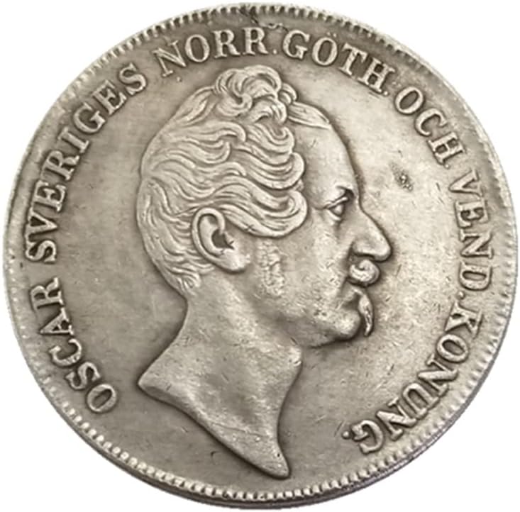 Антикварное занаят Швеция 1848 Швеция Възпоменателна монета Риксдейла 2024
