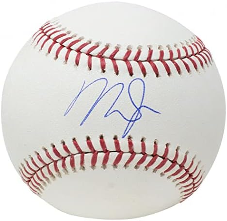 Майк Пъстърва подписа Официални бейзболни топки MLB Los Angeles Angels с Голографией MLB и с Автограф