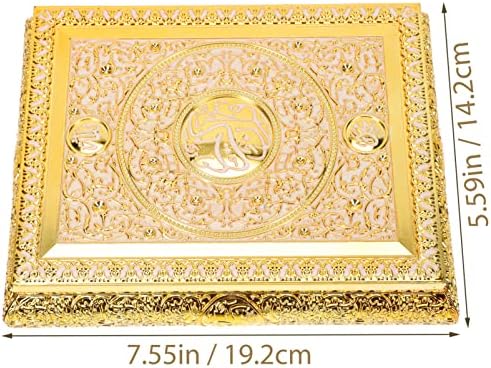 Cabilock Съкровище Настолна Библия Мулти-Коледен Документ Подарък Златни Книга За Съхранение на Подаръци От Дома Акрилни