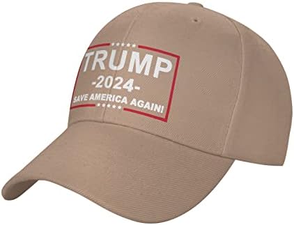 GHBC Тръмп 2024 бейзболна шапка За възрастни, Дамски Шапки за шофьори на камиони, Регулируем Мъжка Шапка