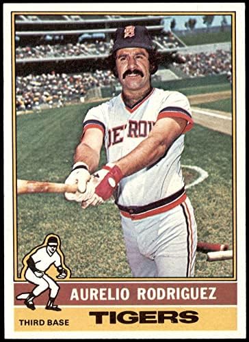 1976 Topps # 267 Аурелио Родригес Детройт Тайгърс (Бейзболна картичка) NM/MT + Тайгърс