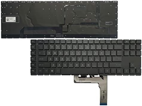 Замяна Клавиатура за преносим компютър Съвместима с HP OMEN 17-ck1065cl 17-ck0146ng 17-ck0166ng 17-ck0176ng 17-ck1172ng,