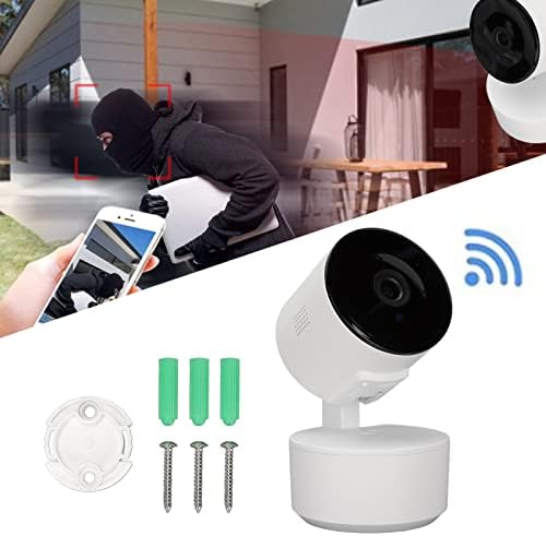 Камера дома за сигурност PUSOKEI, Помещение за домашни любимци 1080P HD, WiFi, Камера с 2-лентова връзка, Звуков сигнал