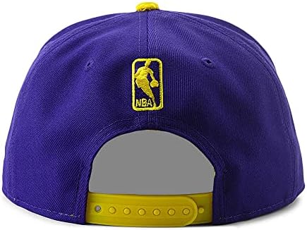 Бейзболна шапка New Era LA Лос Анджелис Лейкърс с мек козирка 9FIFTY Pop, 2-Тонная Виолетово-златна шапка