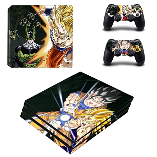 Аниме Драго И VIP Балони son Goku, Зеленчуци, Супер Сайян Стикер на корицата на PS4 или PS5 За конзолата PlayStation