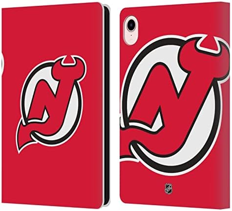 Дизайн на своята практика за главата, Официално Лицензиран NHL Plain New Jersey Devils, Кожен Калъф-книжка-джобен формат