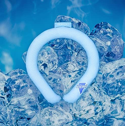 IDEAKOKO icicool Neck Wrap – Охлаждащ pet-бандаж за шията при високи температури. Идеални за кучета и котки, които през