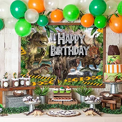 POILKMNI Динозаврите Украса за Парти в чест на рождения Ден на 7x5 фута Сафари в Джунглата Свят на Динозаврите Фон за