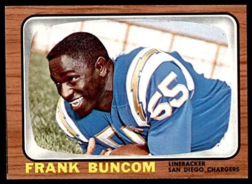 1966 Topps 120 Frank Buncom San Diego Chargers (Футболна карта) EX/MT Chargers USC