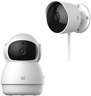 YI Pan-Tilt Камера за Сигурност Външен комплект Камера за сигурност