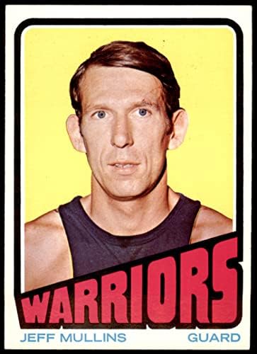 1972 Topps 85 Джеф Мълинс Голдън Стейт Уориърс (Баскетболно карта) EX/MT Warriors Duke