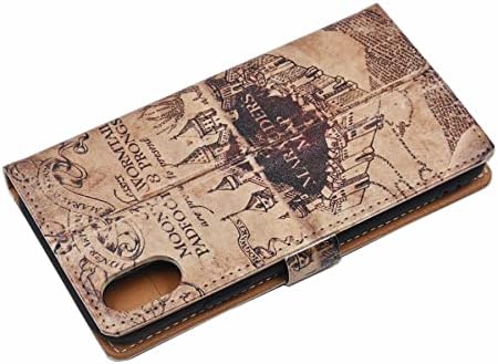 Калъф YHB за iPhone Xs Max, Тънък Защитен Калъф-Награда от Изкуствена кожа, в Чантата си-портфейл с отделения за карти,