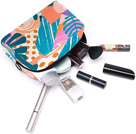 TBOUOBT козметични чанти за Жени, Косметичка За Пътуване, Органайзер За Тоалетни Принадлежности, Модерни Абстрактни Геометрични