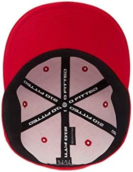 Бейзболна шапка Flexfit Premium 210 с Плоски Полета В плътно прилепнали